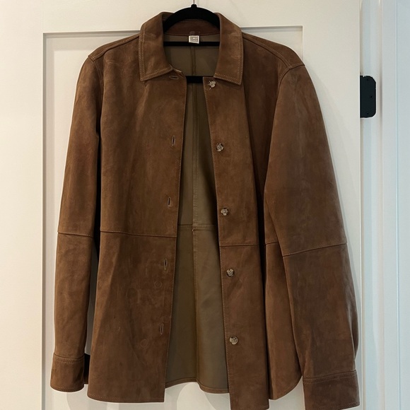 Toteme Soft Suede Shirt - Picture 2 of 6